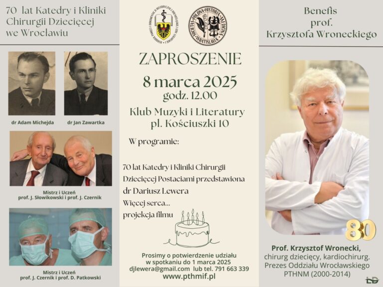 Zaproszenie 8 marca 2025 godz. godz. 12.00 Klub Muzyki i Literatury pl. Kościuszki 10